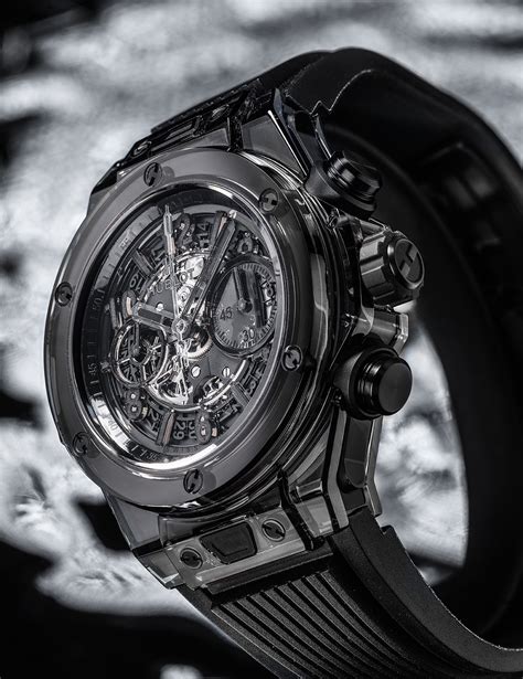 hublot big bang unico sapphire all black replica|hublot big bang unico price.